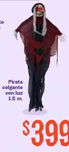 Soriana Mercado Pirata colgante con luz oferta