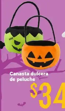 Soriana Híper Canasta dulcera de peluche oferta