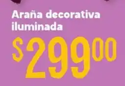 Soriana Híper Araña decorativa iluminada oferta