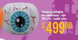 Soriana Híper Hielera inflable de calabaza / ojo oferta