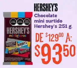 Soriana Mercado hershey's chocolate mini surtido hershey's oferta