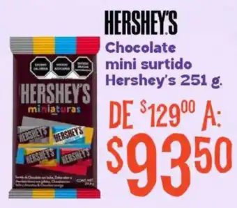 Hershey's chocolate mini surtido hershey's