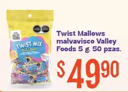 Soriana Mercado Valley Foods Twist Mix Mallows oferta