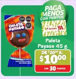 Soriana Mercado Paleta Payaso oferta