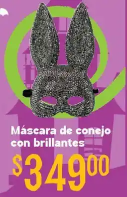 Soriana Híper Máscara de conejo con brillantes oferta