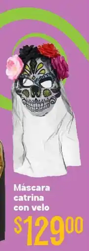 Soriana Híper Máscara catrina con velo oferta