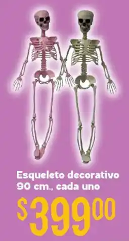 Soriana Híper Esqueleto decorativo oferta