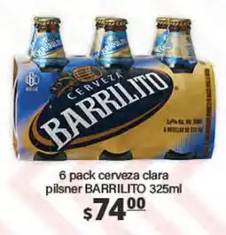 La Comer barrilito cerveza clara pilsner oferta