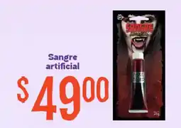 Soriana Mercado Sangre artificial oferta