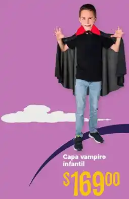 Soriana Híper Capa vampiro infantil oferta