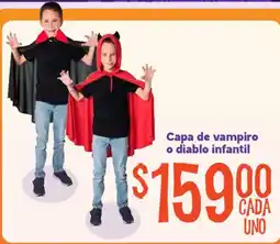 Soriana Mercado Capa de vampiro o diablo infantil oferta