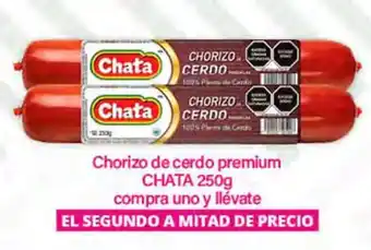 La Comer Chata chorizo de cerdo premium oferta