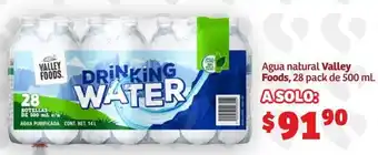 Soriana Súper Valley Foods Drinking Water oferta