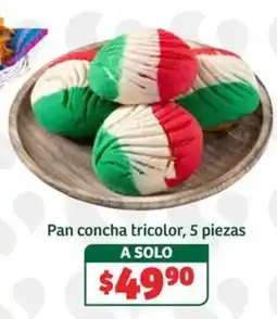 Soriana Súper Pan concha tricolor oferta