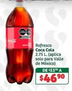 Soriana Súper Refresco Coca Cola oferta