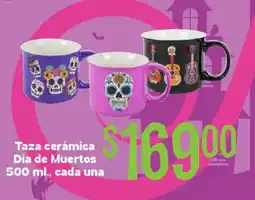 Soriana Híper Taza cerámica Día de Muertos oferta