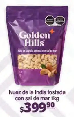 La Comer Golden Hills Nuez de la India tostada con sal de mar oferta