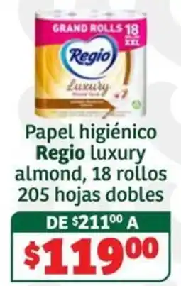 Soriana Súper Regio luxury almond oferta