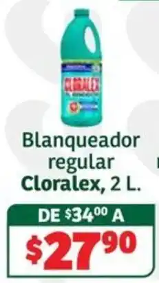 Soriana Súper Cloralex blanqueador regular oferta