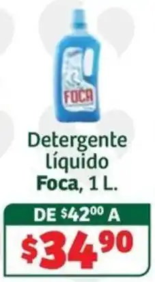 Soriana Súper Foca detergente liquido oferta
