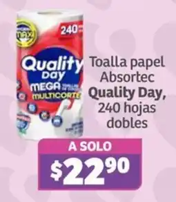 Soriana Súper Quality Day toalla papel oferta