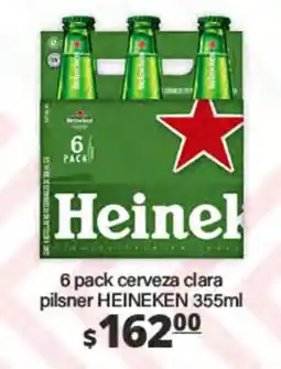 La Comer Heineken cerveza clara pilsner oferta