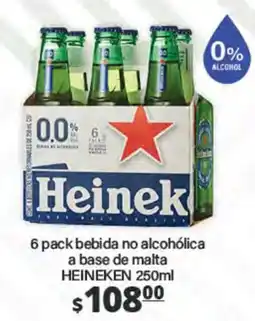 La Comer Heineken bebida no alcohólica oferta