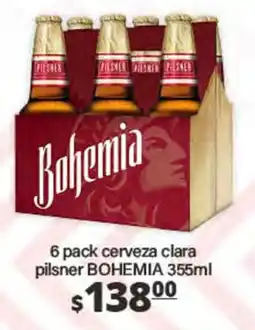 La Comer bohemia cerveza clara pilsner oferta