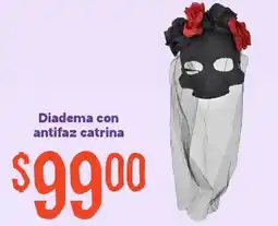 Soriana Mercado Diadema con antifaz catrina oferta