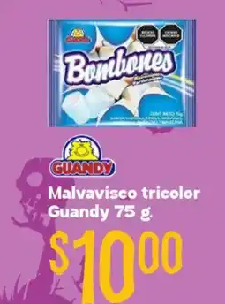Soriana Híper Guandy Malvavisco tricolor oferta