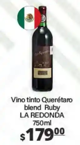 La Comer la redonda vino tinto querétaro blend ruby oferta