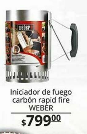 La Comer Iniciador de fuego carbón rapid fire weber oferta