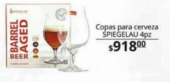 La Comer Copas para cerveza spiegelau 4pz oferta