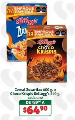 Soriana Súper Kellogg's Zucaritas oferta