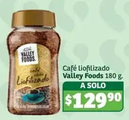 Soriana Súper Valley Foods Café Liofilizado oferta