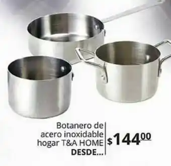 La Comer Botanero de acero inoxidable hogar t&a home oferta