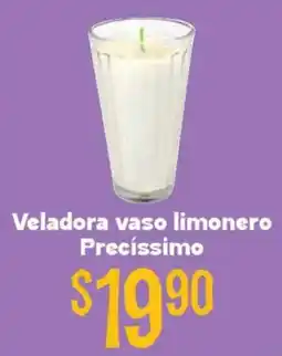 Soriana Híper Veladora vaso limonero oferta