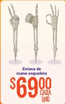 Soriana Mercado Estaca de mano esqueleto oferta