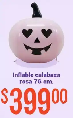 Soriana Mercado Inflable calabaza rosa oferta