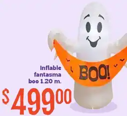 Soriana Mercado Inflable fantasma boo oferta