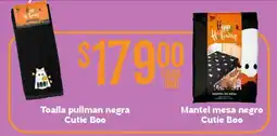 Soriana Híper Cutie Boo Toalla pullman negra oferta