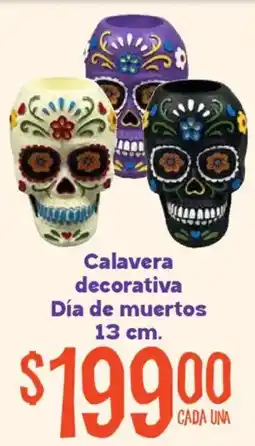 Soriana Mercado Calavera decorativa Día de muertos oferta