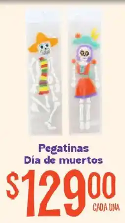 Soriana Mercado Pegatinas Día de muertos oferta