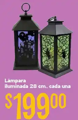Soriana Híper Lámpara iluminada oferta