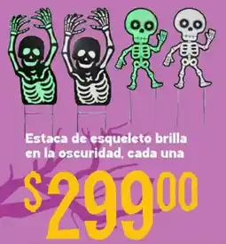 Soriana Híper Estaca de esqueleto oferta