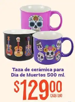 Soriana Mercado Taza de cerámica para Día de Muertos oferta