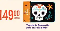 Soriana Mercado Tapete de Calaverita para entrada negro oferta