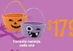 Soriana Híper Canasta naranja oferta