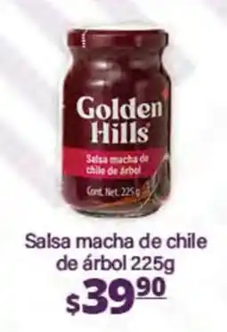 La Comer Golden Hills Salsa macha de chile de árbol oferta