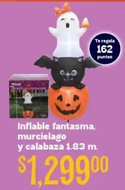 Soriana Híper Inflable fantasma, murcielago y calabaza oferta